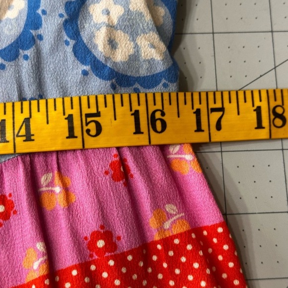 Free People Spell & the Gypsy SZ SM Collective Patchwork Cha Cha Boho Midi Dress - Picture 8 of 15